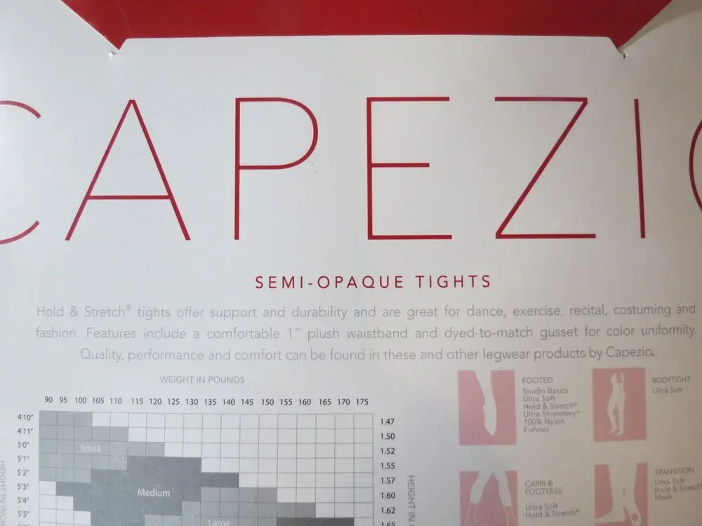 Capezio new packaging